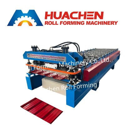 High-strength rolled wall panel forming machine with control system