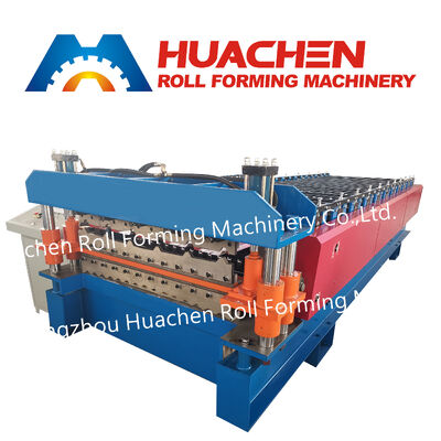 PLC-Controlled High-Speed Trapezoidal Colored Steel Roofing Panel Roll Forming Machine Pump Gearbox