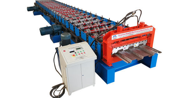 품질  Long Life Precise Steel Floor Deck Roll Forming Machine with CE 공장