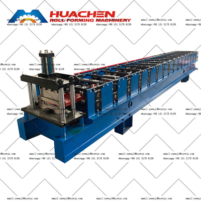PPGI / GI 재료 5.5 5.5KW 총 전력으로 긴 스판 지붕 롤 형성 기계