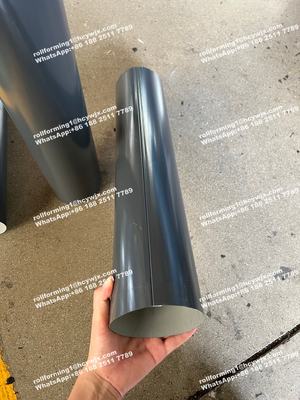 둥근 빗자루 롤 형성 기계 빗물 다운 파이프 / 물 파이프