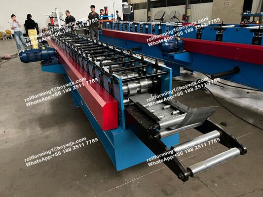 섹션 차고 문 가이드 철도 트랙 슬라이딩 롤 형성 기계