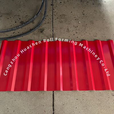 파나소닉 PLC 제어 및 45# 강철 담금질을 갖춘 고속 15m/min 이중층 골판지 롤 성형기