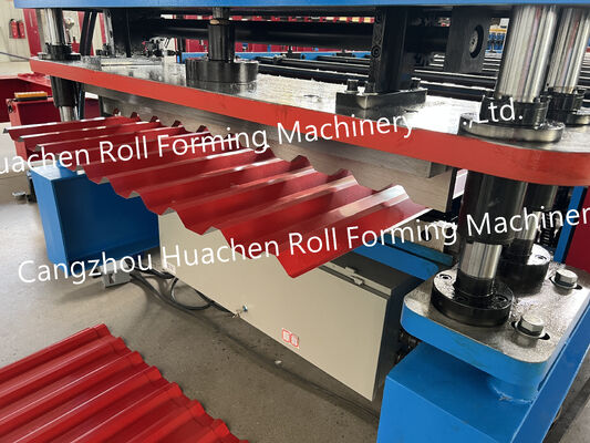 Single-layer roof tile forming machine, corrugated metal tile making machine, corrugated sheet forming machinery