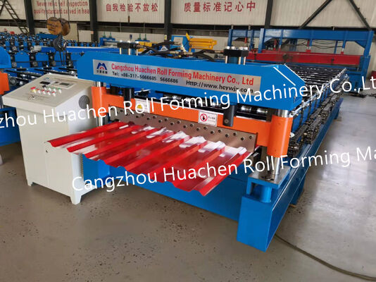 Steel plate profile structure rolling floor forming machine, roof panel, wall panel, roof