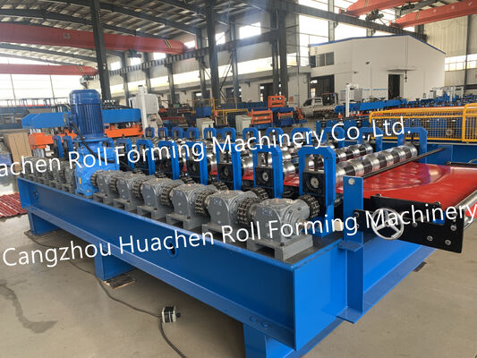 Automatic single-layer metal corrugated sheet rolling machine - Roof tile manufacturing rolling forming machine - Industrial equipment