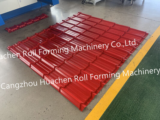 Automatic single-layer metal corrugated sheet rolling machine - Roof tile manufacturing rolling forming machine - Industrial equipment