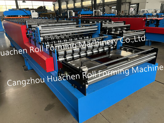 Wave-shaped colored tile roof panel forming machine / Double-layer tile manufacturing machine
