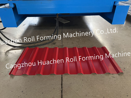 Wave-shaped colored tile roof panel forming machine / Double-layer tile manufacturing machine