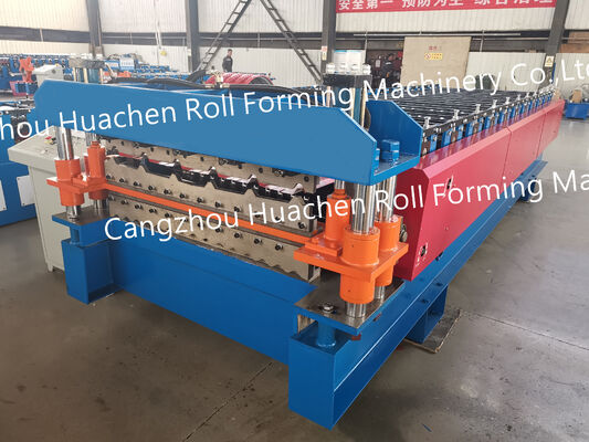 PLC-Controlled High-Speed Trapezoidal Colored Steel Roofing Panel Roll Forming Machine Pump Gearbox