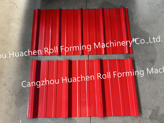 주문 IBR PBR 리브 AG 패널 R Ranel corrugated 젤로화 된 강철 지붕 엽 롤 형성 기계