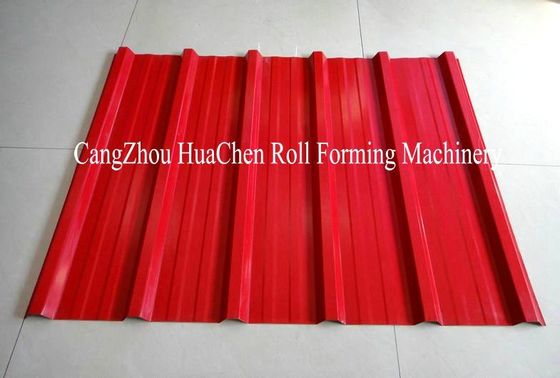 고속 겹켜 건물은 기계를 형성하는 금속 루핑 목록을 이용했습니다