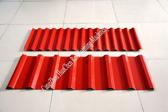 기계 1250mm 폭을 형성하는 강철 플레이트 겹켜 목록을 착색하십시오