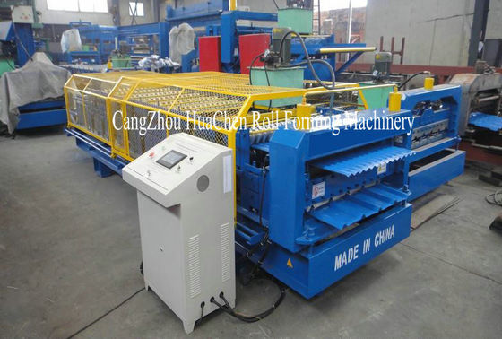 보호 카바와 포푸아르 사이즈 금속 지붕 이중 레이어 롤 성형기