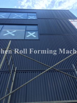 기계, 유압 Decoiler를 가진 기계를 형성하는 벽면을 만드는 강철 플레이트 지붕 장