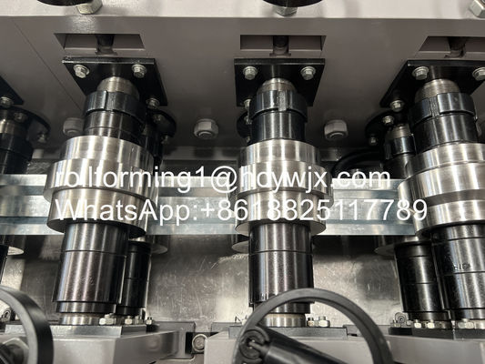 175 밀리미터 샤프트 베어링 강철 냉기 오메가 프로필 성형 기계 380v 50 hz 3은 단계적으로 시행합니다