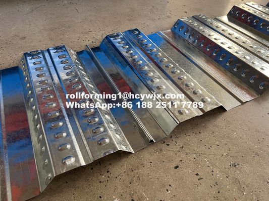 PLC 제어 된 바닥 데크 롤 형성 기계 400mm H 빔 강철 프레임 1220mm 너비