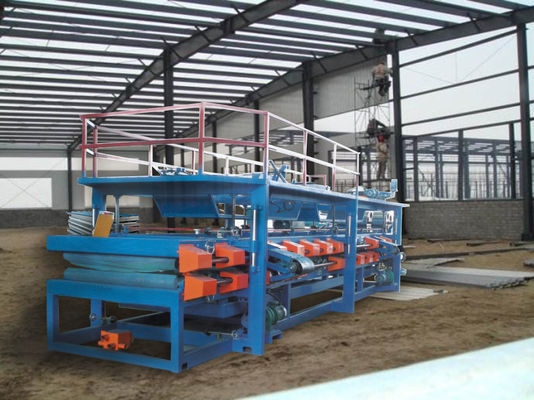 무기물 모직 널 28kw를 위한 기계를 만드는 장 샌드위치 패널을 착색하십시오