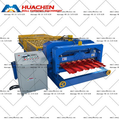 0.3mm 알루미늄 프로필 가시화 된 롤 롤 폼 머신