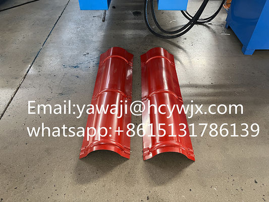 3 기계/목록 모양 장비를 형성하는 단계 400mm 색깔 강철판 모자