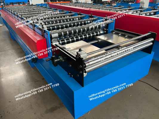 고속 체인 전송 벽 및 사이딩 패널을 위한 corrugated 형성 기계