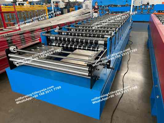 0.7mm 지붕 장을 위한 기계를 형성하는 강철 사일로 PPGI 물결 모양 목록