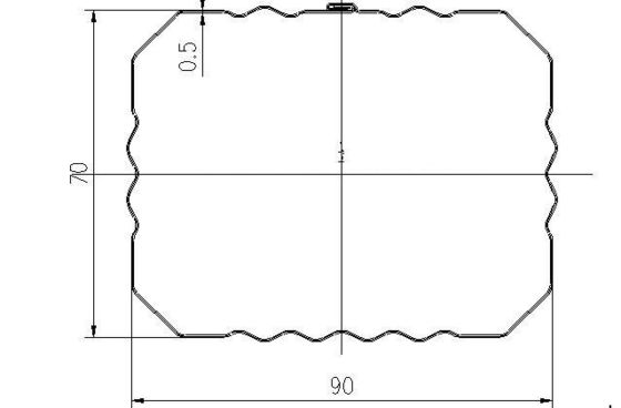 기계를 만드는 기계/downspout 강철 squar 관을 형성하는 기계/사각 유형 Downpipe를 형성하는 개골창 목록