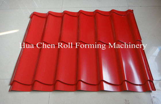 7.5Kw 유압력 타일과 CE와 지붕 이중 레이어 냉각 압연 성형 기계