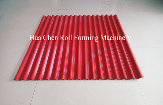 0.3-0.6mm 강판 두께 및 1250mm 폭용 PLC 제어 이중층 롤 성형기