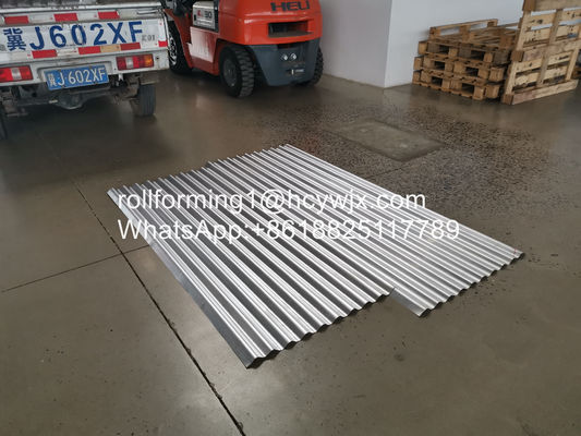 0.13 밀리미터 배럴 파형 롤 성형 기계 4 미터