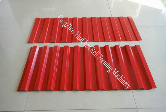 기계 PLC 통제를 형성하는 착색된 금속 벽 단면도 겹켜 강철 루핑 목록