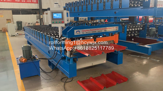 알루진크 TR4 / TR5 / TR6 금속 엽 지붕 롤 형성 기계