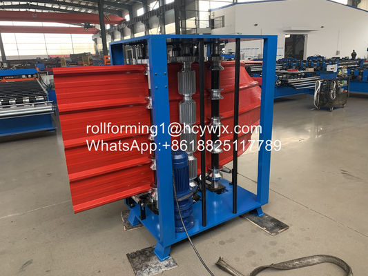 6m/Min 수동 아치형 0.25mm 지붕 시트 압착 기계