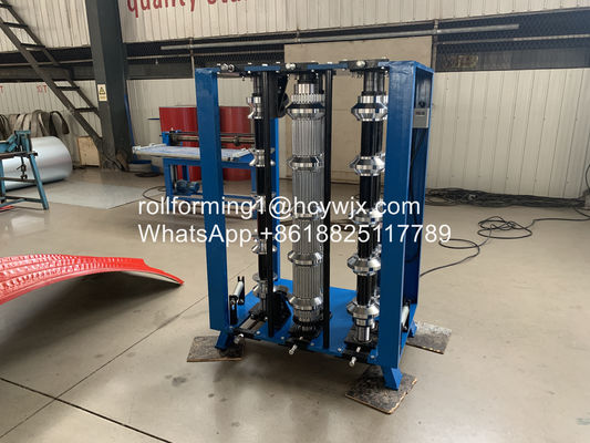 6m/Min 수동 아치형 0.25mm 지붕 시트 압착 기계